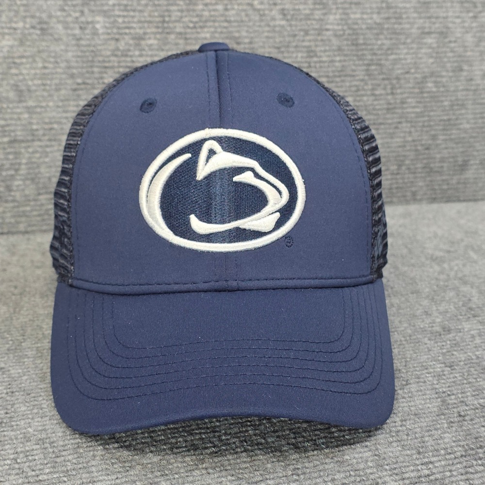 Penn State Hat Cap Stretch Fit Blue Nittany Lions NCAA Trucker Top Of World Mens